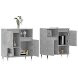 Sideboards 2 pcs Concrete Grey Engineered Wood 3190121