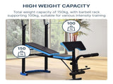 Adjustable Weight Bench with Leg Developer Barbell Rack for Lifting and Strength Training T3398P349218