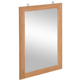 Wall Mirror Solid Teak 50x70 cm 246501