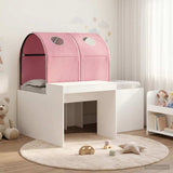 Bed with Tunnel 3 pcs Artisian Oak and Pink Engineered Wood 3423512