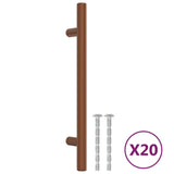 Cabinet Handles 20 pcs Bronze 160 mm Stainless Steel 3203614