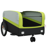 Bike Trailer Black and Green 45 kg Iron 94067