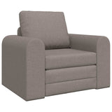 Sofa Bed Taupe 98 x 71 x 83 cm Fabric 4106660