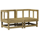Corner Sofas with Cushions 2 pcs Impregnated Wood Pine 825456