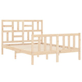 Bed Frame without Mattress 120x200 cm Solid Wood Pine 3193071