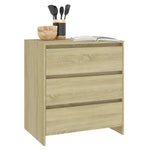 ZNTS Sideboard Sonoma Oak 70x41x75 cm Engineered Wood 809749