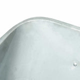 Wheelbarrow Silver and Black 141 x 60 x 57 cm Steel 42007973