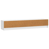 TV Cabinet High Gloss White 147 x 34.5 x 27 cm Engineered Wood 895859