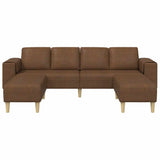 Living Room Couch 3 pcs Brown 3335139