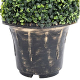 Artificial Boxwood Spiral Plant with Pot Green 59 cm 336507