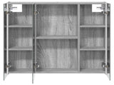 Bathroom Mirror Cabinet Grey Sonoma 73.5 x 15.5 x 70 cm 889260