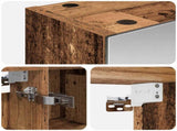 Bathroom Mirror Cabinet with Shelf Old Wood 80 x 14.5 x 70 cm 889109