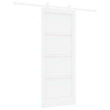 Sliding Door ORKDAL White 83 x 202 cm Solid Pine Wood 3333421