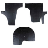 Car Mat 3 pcs Black suitable for VW T5 2010-2015 Rubber 42029102