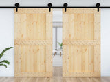 Door NARVIK Natural 95 x 210 cm Solid Pine Wood 42047092