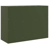 Sideboard Olive Green 99x39x73 cm Steel 841797