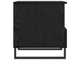 Bed Cabinet Black Oak 40 x 35 x 50 cm Engineered Wood 8004338