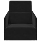Folding Sofa Bed Black 65 x 80 x 83 cm Velvet 42030499