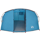 Tunnel Tent 4-Person with Roof Blue and Grey 318 x 275 x 140 cm 42004054