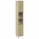 3 Piece Bathroom Furniture Set Sonoma Oak Engineered Wood 3307680