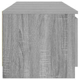 TV Cabinet with LED Lights Grey Sonoma 140x40x36 cm 822682