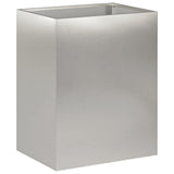 Garden Planter Silver 40 x 30 x 50 cm Stainless Steel 8005492