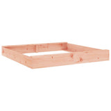 Sandbox with Seats Square Solid Wood Douglas 825042