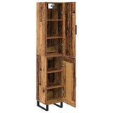 Highboard Old Wood 34.5 x 34 x 180 cm Engineered Wood 3415611