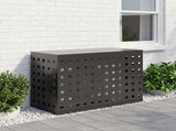 Air Conditioner Cover Black 90 x 40 x 60 cm Steel 8014122