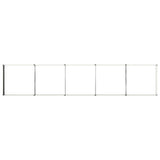 Raised Garden Bed Ivory 400 x 80 x 24 cm cold-rolled steel 8006513