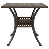 Garden Table Set 3 pcs Bronze Cast Aluminium 3334756