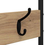 Coat Stand with Shoes Bench Artisan Oak 120.5 x 34 x 190 cm 8012043