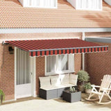 Retractable Awning Manual Orange 400 x 200 cm Fabric 3329808
