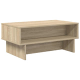 Coffee Table Sonoma Oak 80 x 46 x 35 cm Engineered Wood 8000222
