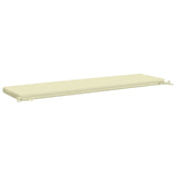 2-Piece Bench Cushions SOEST 2 pcs 100% Polyester Cream 948941