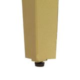 Console Table Solid Mango Wood Grey with Brass 110x35x76 cm 246682