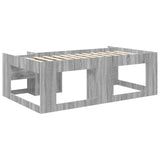 Kids'Bed Frame with Storage Grey Sonoma 80 x 200 cm 3422600