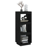 Book Cabinet/Room Divider Black 40x35x103 cm Solid Pinewood 810848