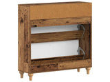 Shoe Cabinet ALKMAAR 78 x 24 x 103 cm Engineered Wood Old Wood 896223