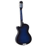 12 Piece Western Classical Guitar Set with 6 Strings Blue 38 70135