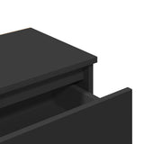 Bedside Cabinets 2 pcs Black 40x30x39 cm Engineered Wood 803446