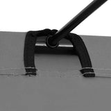 312486 Camping Beds 2 pcs 180x60x19 cm Oxford Fabric and Steel Grey