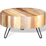 ZNTS Coffee Table Solid Reclaimed Wood 244237