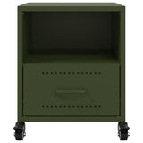 Bedside Cabinet Olive Green 36x39x43.5 cm Steel 846712