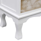 Drawer Cabinet White 50x30x80 cm Wood 284181