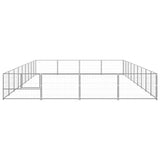 Dog Kennel Silver 36 m Steel 3082155