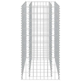 Gabion Raised Bed Galvanised Steel 90x50x100 cm 143568