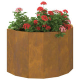 Planter Rusty 60 x 30 x 35 cm Weathering Steel 883702