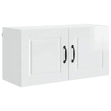Wall Cabinet PORTO High Gloss White 80 x 31 x 40 cm 885289