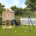 ZNTS Outdoor Playset Solid Wood Pine 3156886